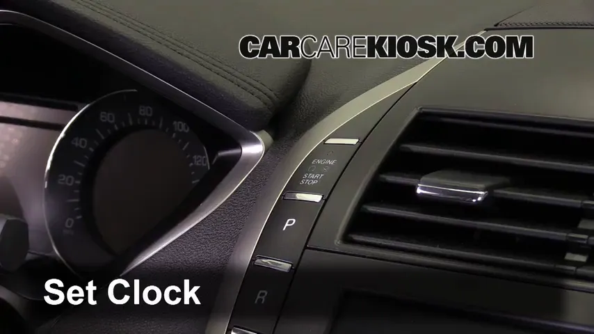 2013 Lincoln MKZ 2.0L 4 Cyl. Turbo Horloge Régler l'horloge